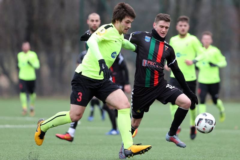 Football. Sparing. GKS Tychy - SFC Opava. 02.02.2018