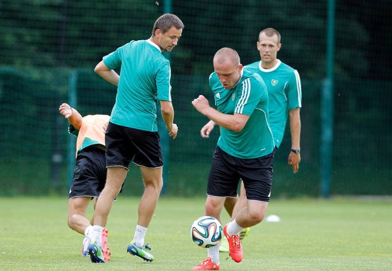 Football. GKS Katowice. Training. 28.05.2015