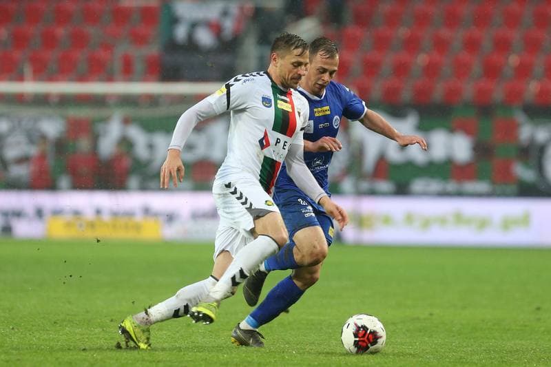 Football. Fortuna I Liga. GKS Tychy - Wigry Suwalki. 28.04.2019