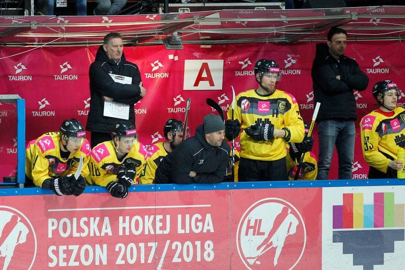 Ice Hockey. Tauron Hokej Liga. Tauron KH GKS Katowice - Comarch Cracovia. 08.02.2018