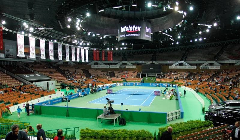 Tennis. Katowice Open. Agnieszka Radwanska - Yanina Wickmayer. 07.04.2015