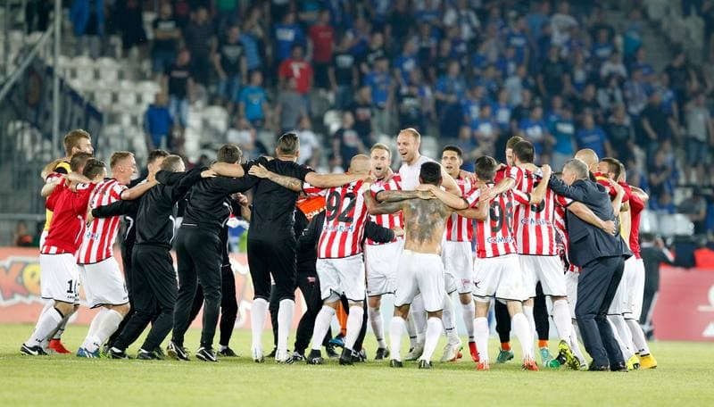 Football. T-Mobile Ekstraklasa. Cracovia Krakow - Ruch Chorzow. 02.06.2015