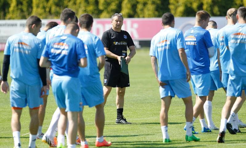 Football. Termalica Bruk-Bet Nieciecza. Training. 03.07.2015