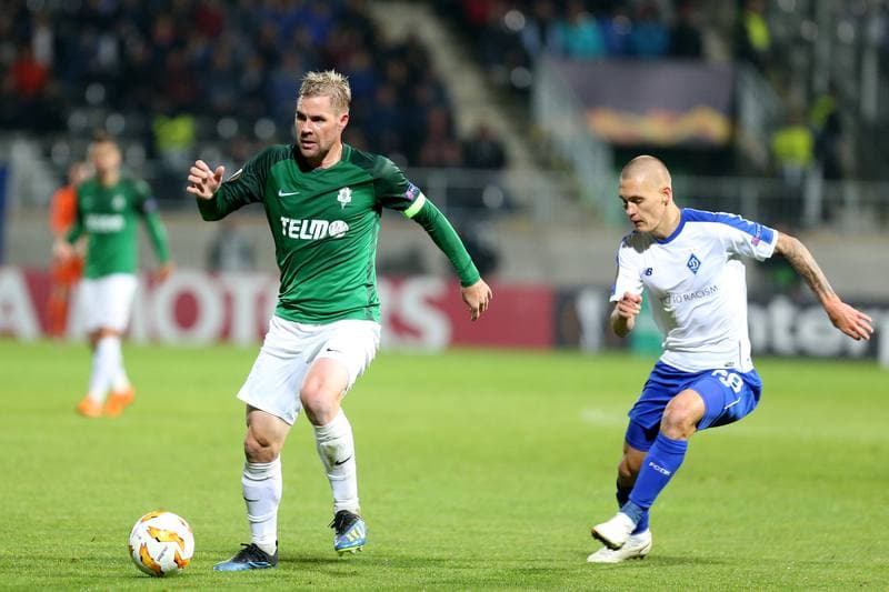 Football. UEFA Europa League. FK Jablonec - Dynamo Kyiv. 04.10.2018