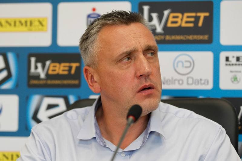 Football. Zaglebie Sosnowiec. Press Conference. 16.10.2018