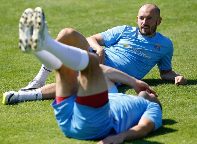 Football. Termalica Bruk-Bet Nieciecza. Training. 03.07.2015