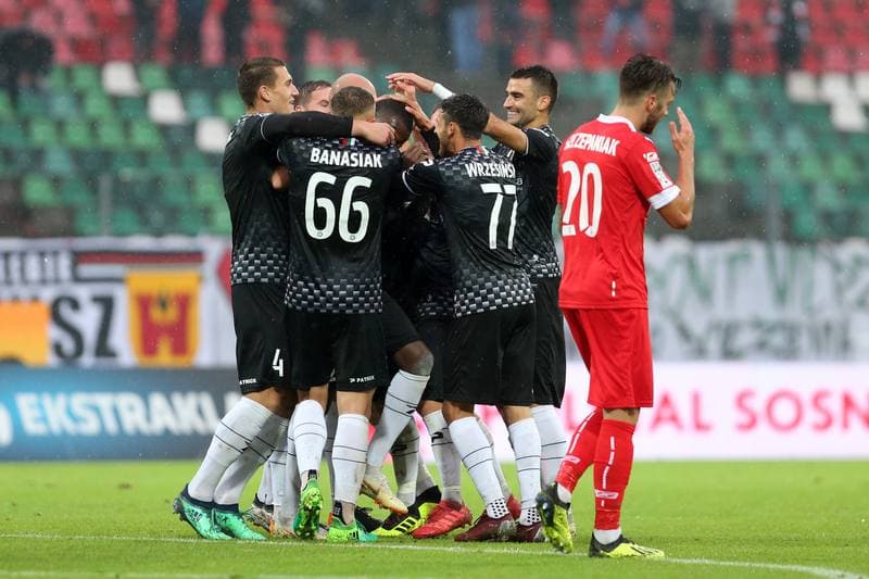 Football. Lotto Ekstraklasa. Zaglebie Sosnowiec - Miedz Legnica. 20.10.2018