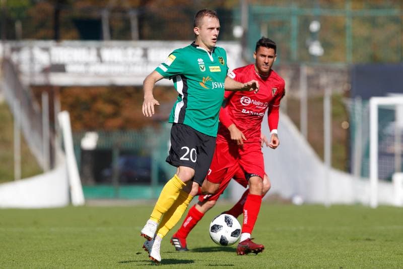Football. Sparing. Zaglebie Sosnowiec - GKS 1962 Jastrzebie. 13.10.2018