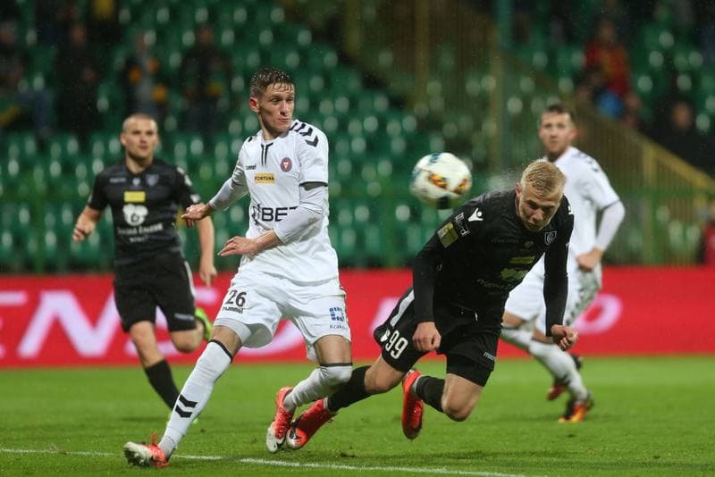 Football. Fortuna I Liga. GKS Katowice - Garbarnia Krakow. 23.10.2018