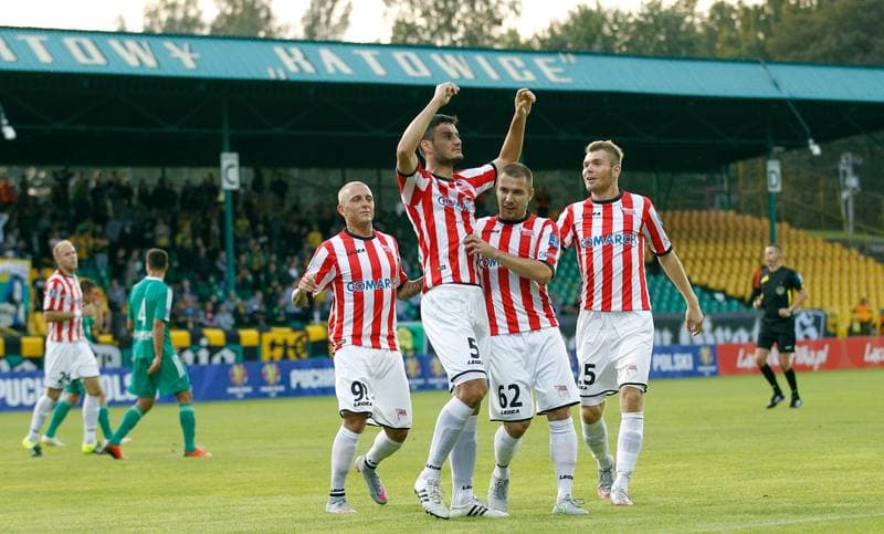 Football. Polish Cup. GKS Katowice - Cracovia Krakow. 22.09.2015