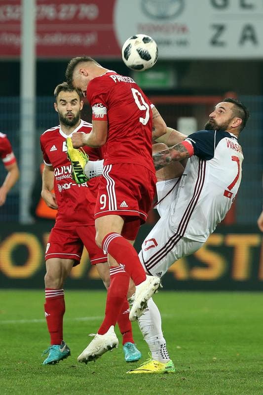 Football. Lotto Ekstraklasa. Piast Gliwice - Wisla Krakow. 02.11.2018