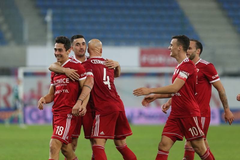 Football. Lotto Ekstraklasa. Piast Gliwice - Wisla Krakow. 02.11.2018