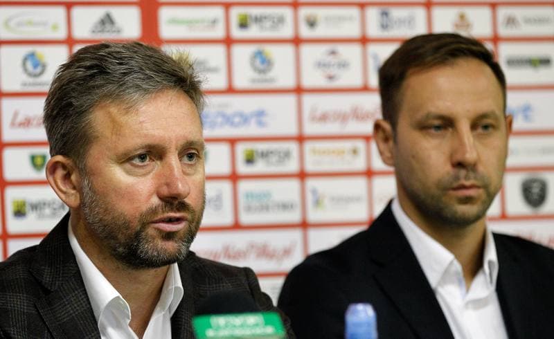 Football. GKS Katowice. Press Conference. 28.09.2015