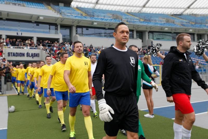 Football. Charity Match. Politicians - Journalists. 27.10.2018