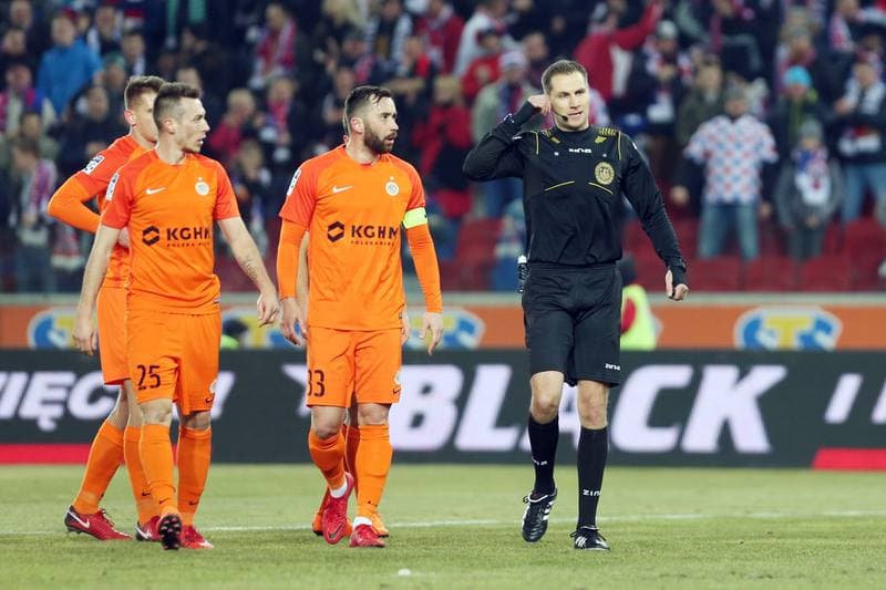 Football. Lotto Ekstraklasa. Gornik Zabrze - Zaglebie Lubin. 09.03.2018
