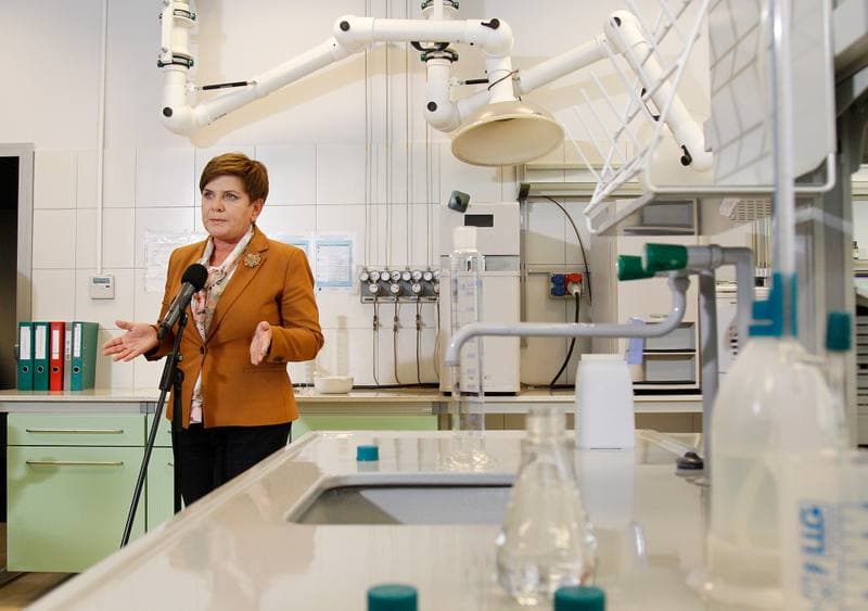 Beata Szydlo. Main Mining Institute. Press Conference. 05.10.2015
