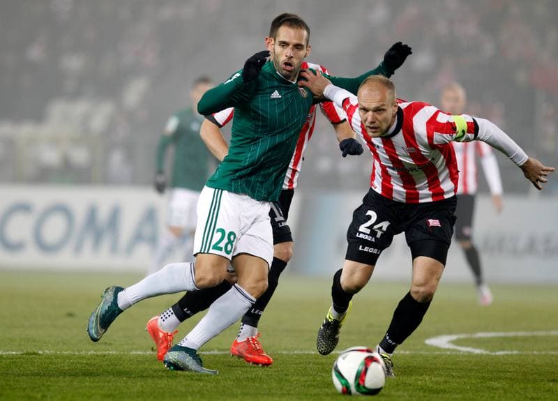 Football. T-Mobile Ekstraklasa. Cracovia Krakow - Slask Wroclaw. 02.03.2014