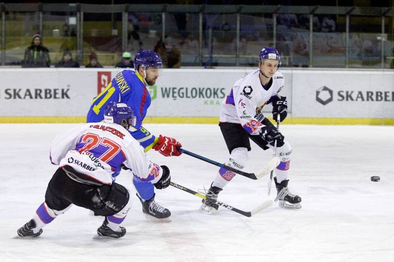 Ice Hockey. Polska Hokej Liga. Weglokoks Kraj Polonia Bytom - PGE Orlik Opole. 27.11.2018