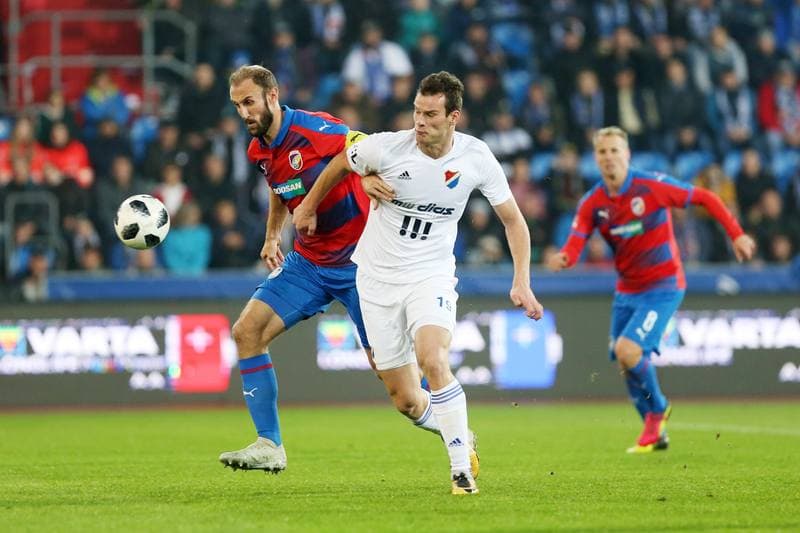 Football. Fortuna:Liga. Banik Ostrava - Viktoria Plzen. 03.11.2018