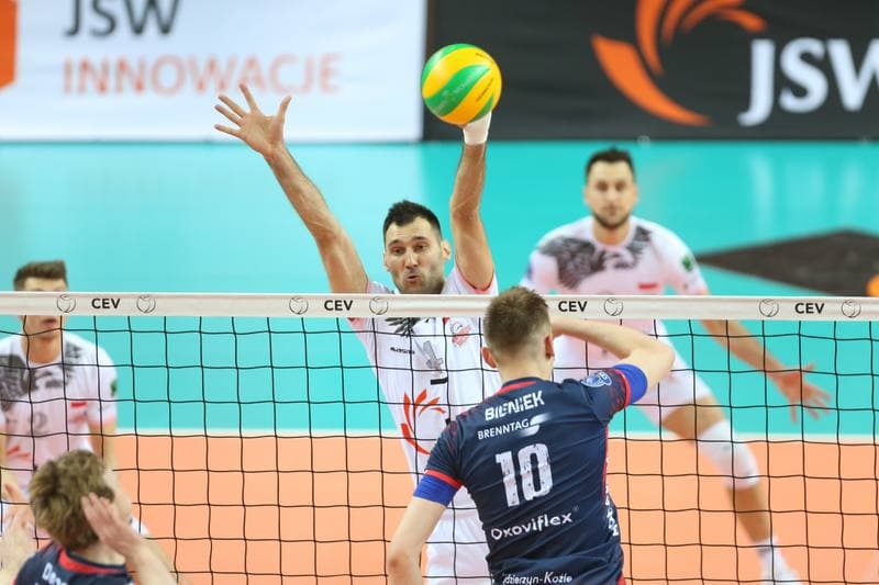 Volleyball. CEV Champions League. Jastrzebski Wegiel - ZAKSA Kedzierzyn-Kozle. 14.03.2018