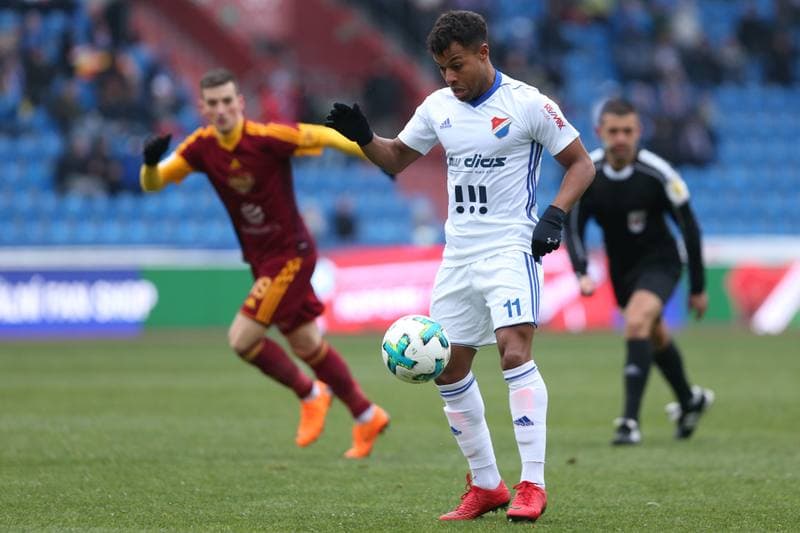 Football. HET Liga. Banik Ostrava - Dukla Praha. 17.03.2018