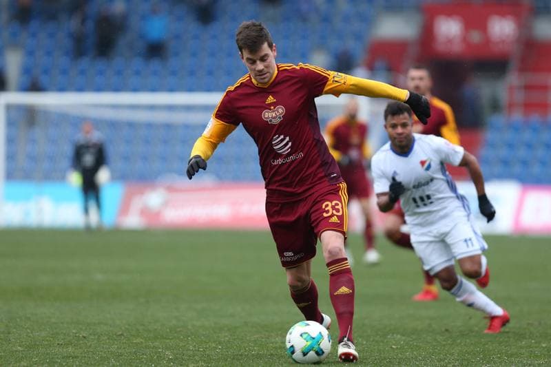 Football. HET Liga. Banik Ostrava - Dukla Praha. 17.03.2018