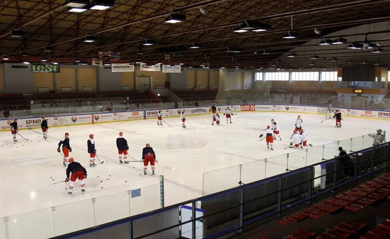 Ice Hockey. Poland national team. Training. 04.11.2015