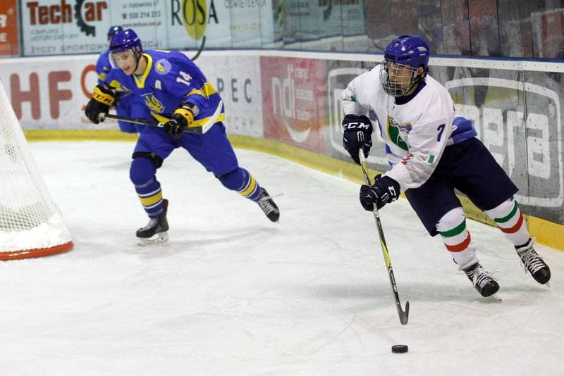 Ice Hockey. U20 World Championship Division 1B. Ukraine - Italy. 12.12.2018
