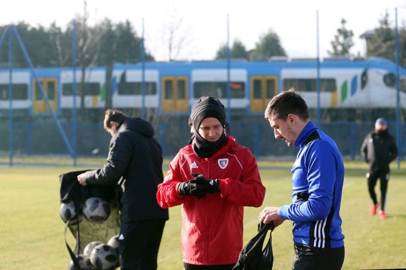 Football. Piast Gliwice. Training. 17.11.2018