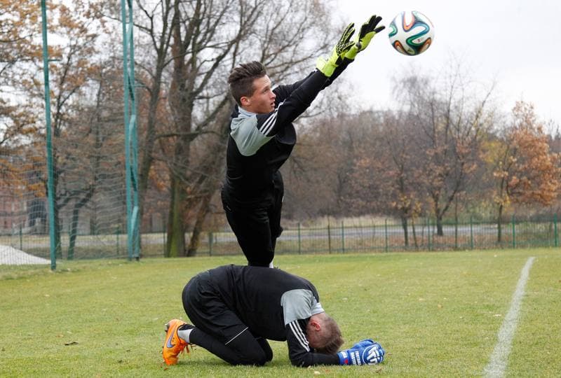 Football. GKS Katowice. Training. 28.05.2015