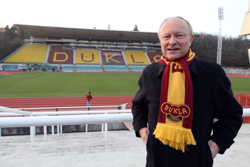 Football. Dukla Prague. Press Conference. 19.11.2018