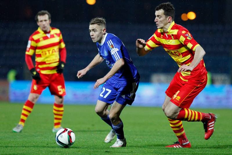 Football. T-Mobile Ekstraklasa. Ruch Chorzow - Jagiellonia Bialystok. 09.11.2014