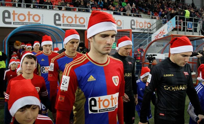 Football. PKO BP Ekstraklasa. Piast Gliwice - Cracovia Krakow. 05.12.2015