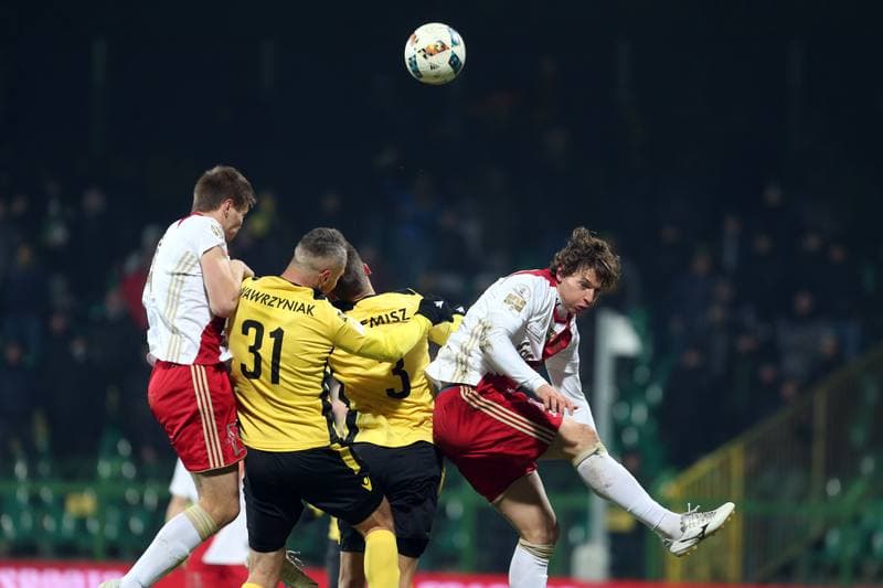 Football. Fortuna I Liga. GKS Katowice - LKS Lodz. 28.11.2018
