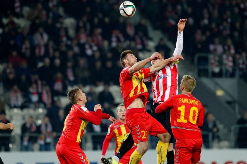 Football. PKO BP Ekstraklasa. Cracovia Krakow - Korona Kielce. 14.12.2015