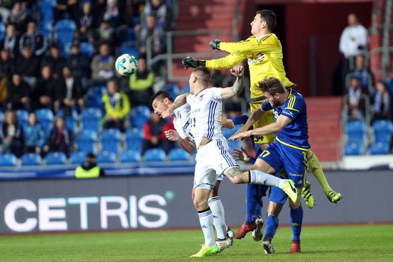 Football. HET Liga. Banik Ostrava - Vysocina Jihlava. 30.03.2018