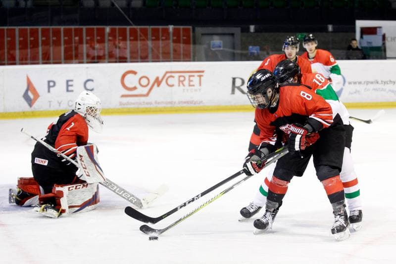 Ice Hockey. U20 World Championship Division I. Japan - Hungary. 08.12.2018