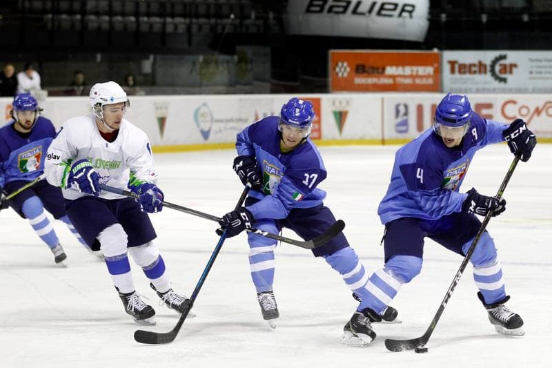 Ice Hockey. U20 World Championship Division I. Italy - Slovenia. 08.12.2018