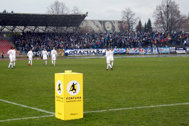 Football. Fortuna Narodni Liga. FK Fotbal Trinec - Banik Ostrava. 19.11.2016