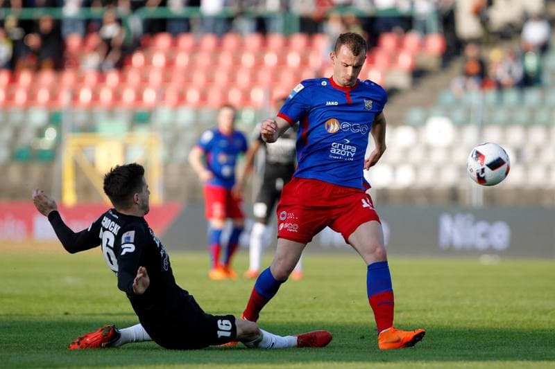 Football. Nice I Liga. Zaglebie Sosnowiec - Odra Opole. 08.04.2018