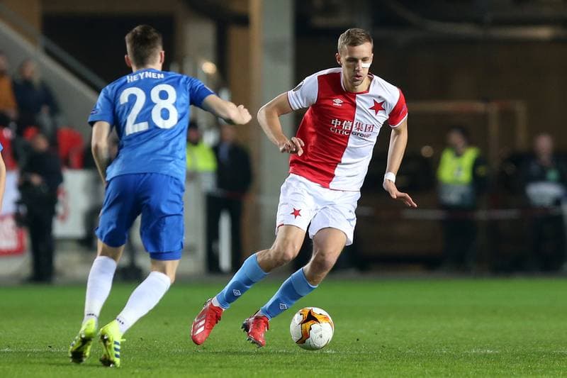 Football. UEFA Europa League. Slavia Prague - KRC Genk. 14.02.2019