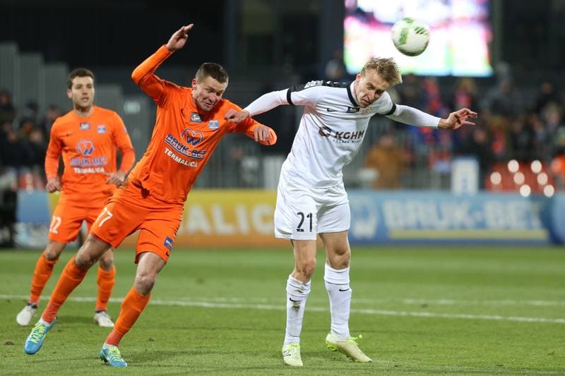 Football. Lotto Ekstraklasa. Bruk-Bet Termalica Nieciecza - Zaglebie Lubin. 02.12.2016