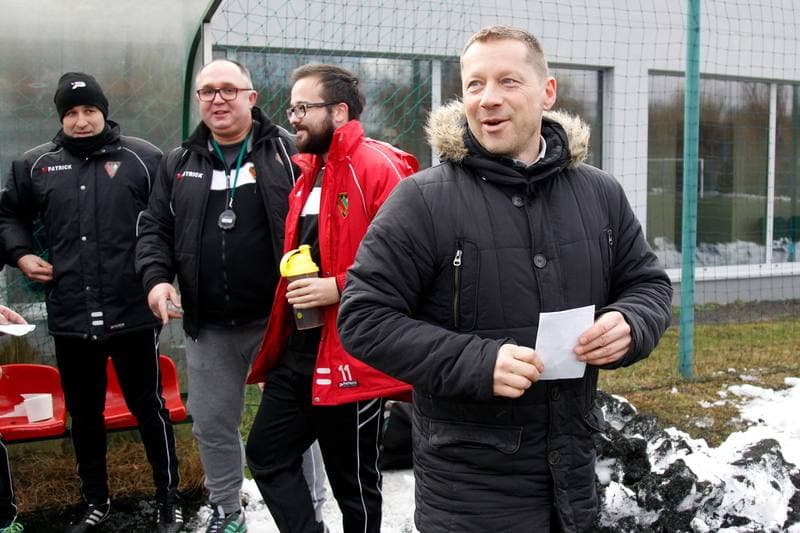 Football. Sparing. Zaglebie Sosnowiec - Polonia Bytom. 03.12.2016