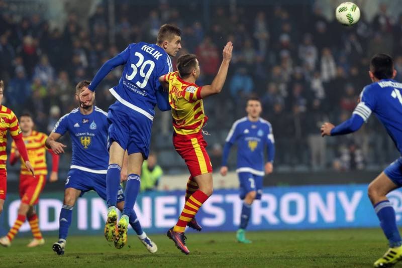 Football. Lotto Ekstraklasa. Ruch Chorzow - Jagiellonia Bialystok. 26.11.2016