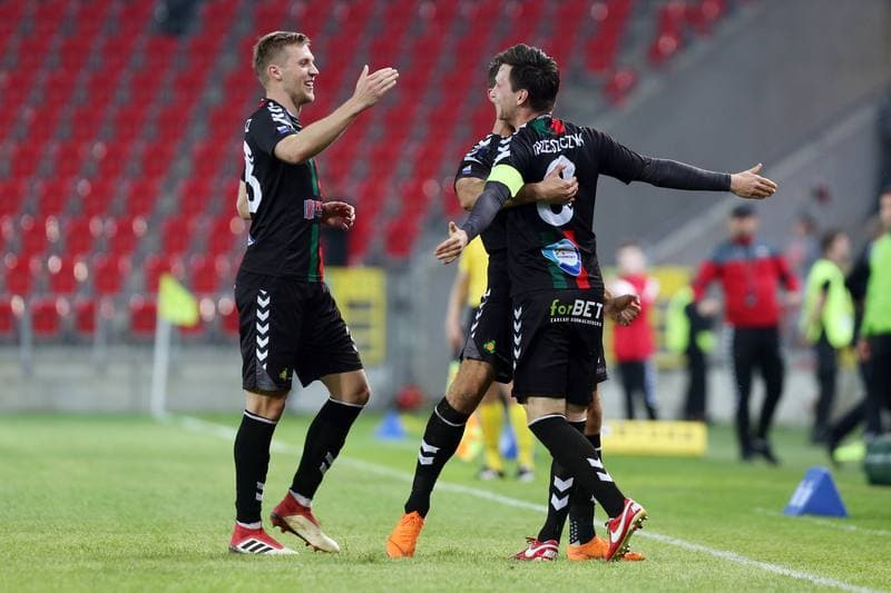 Football. Nice I Liga. GKS Tychy - Miedz Legnica. 04.05.2018