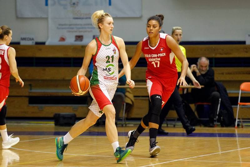 Basketball. Women Basket Liga. JAS-FBG Zaglebie Sosnowiec - Wisla Can-Pack Krakow. 27.11.2016