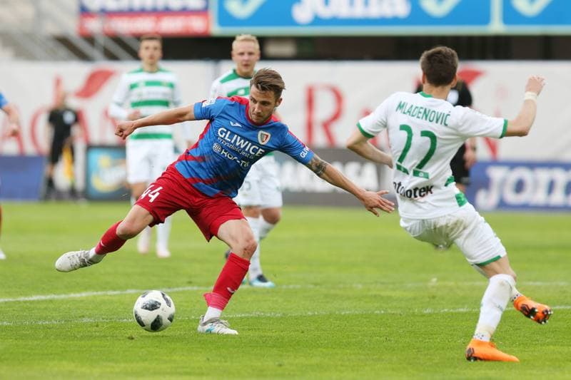 Football. Lotto Ekstraklasa. Piast Gliwice - Lechia Gdansk. 08.05.2018