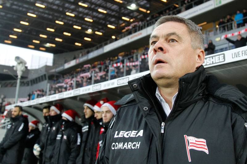 Football. Lotto Ekstraklasa. Cracovia Krakow - Gornik Leczna. 04.12.2016