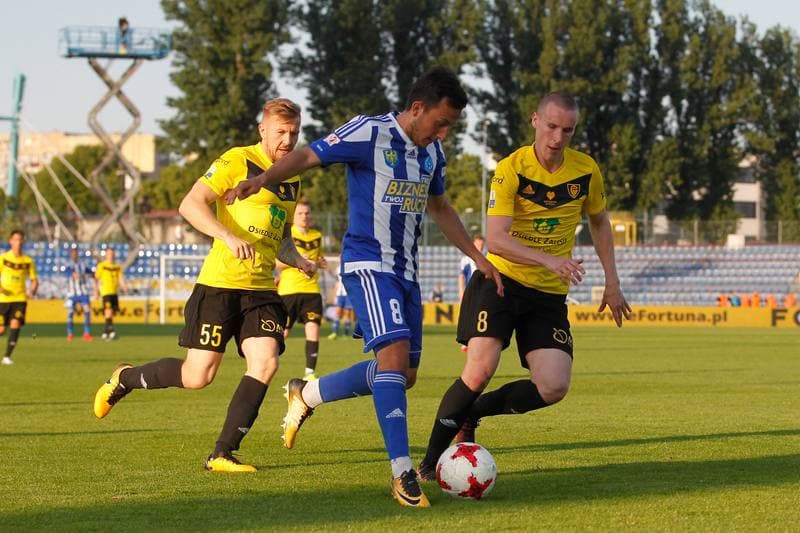 Football. Nice I Liga. Ruch Chorzow - GKS Katowice. 12.05.2018
