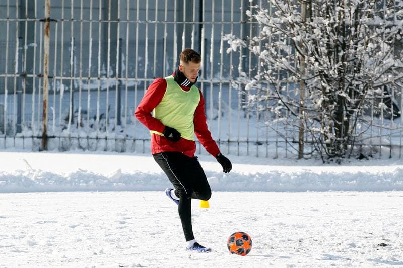 Football. Gornik Zabrze. Training. 05.02.2019
